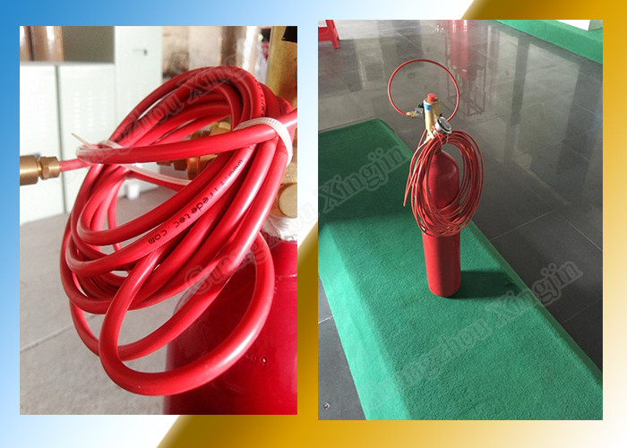 2.5Mpa Red Fm200 Clean Agent Fire Detection Tube With 0-50℃ Working Temperature