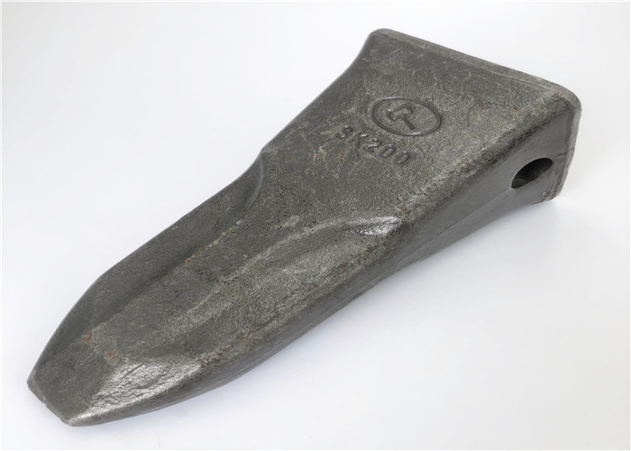 SK200 Kobelco Excavator Bucket Teeth , HRC60 Rock Teeth For Excavator Bucket