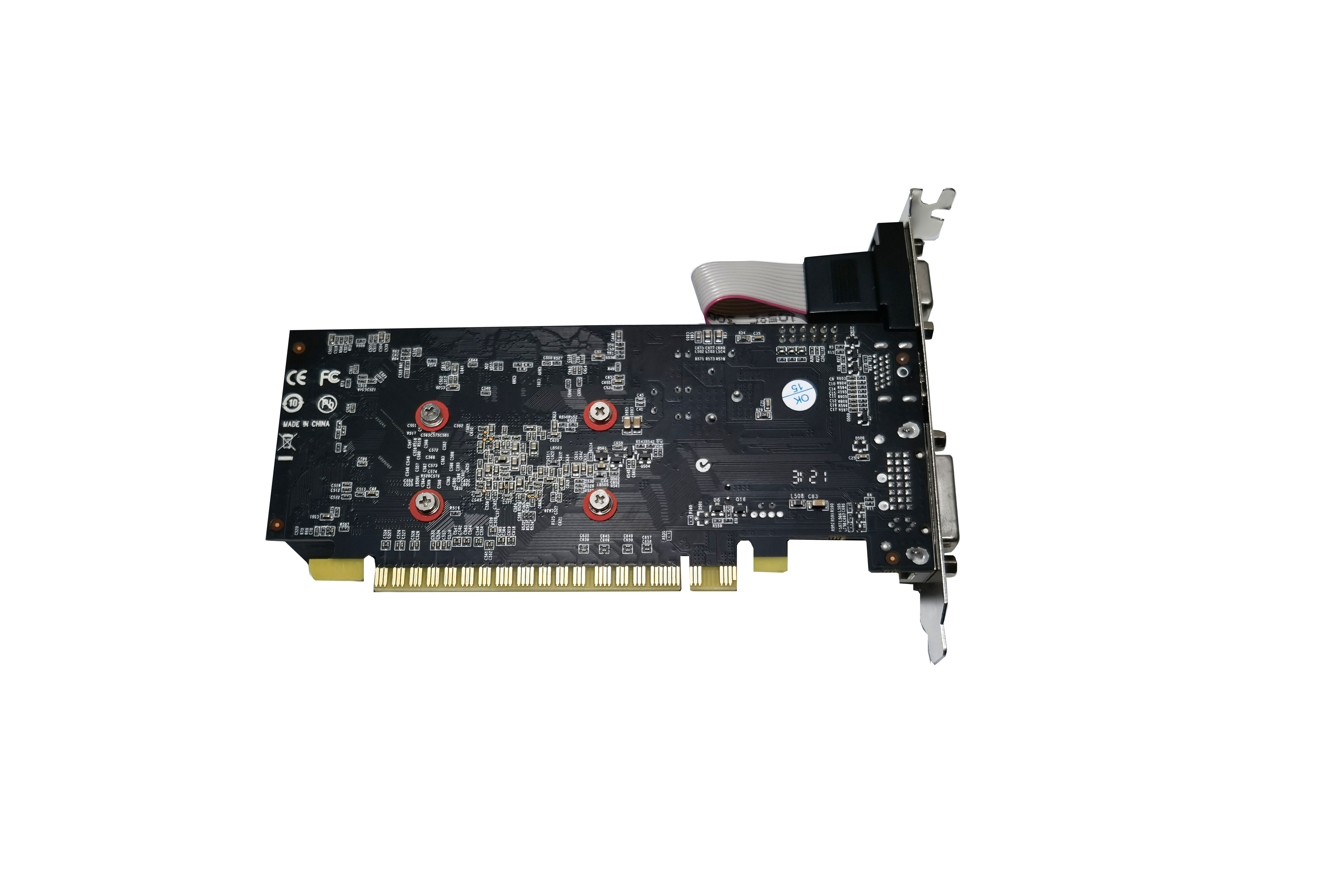 Geforce Gddr3 Gt730 2G / 4G 64bit Computer Graphics Card Wholesale New 1080 Black Gaming Clock