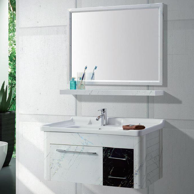Modern Alunimun Bathroom Vanity/ all aluminum bathroom cabinet/Mirror Cabinet /DB-8153 800X450mm