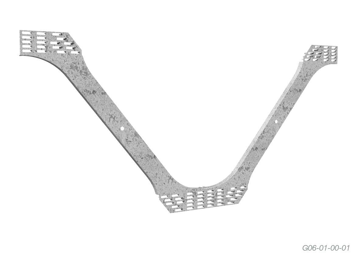 Silver HVAC Duct Fitting Strap Perforated Plumbers Metal Tape Hanger Bar Galvanized