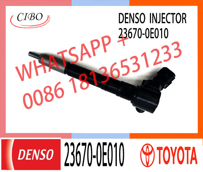 Genuine Common Rail Fuel Injector 23670-0E010 Fuel Injector Assembly 295700-0550,OEM Orders Accepted