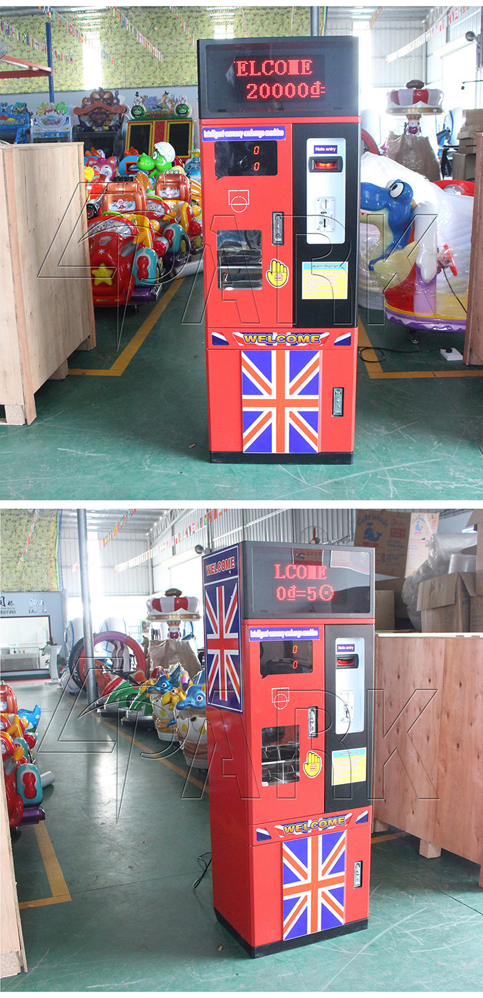 British Style Coin Change Machine / 1 Player Coin Vending Machine