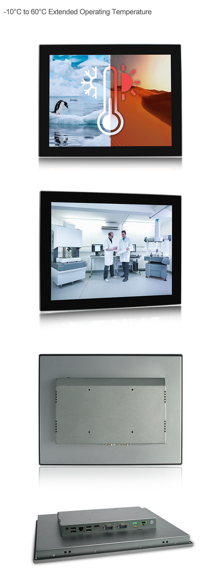 Capacitive Industrial Android Tablet Pc , RK3288 Bluetooth 15 Touch Screen Computer