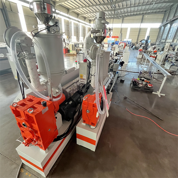 Durable Industrial Double Wall Corrugated Pipe Machine For Sewer / Drainage