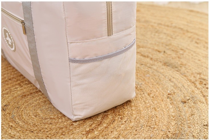 Pink Trolley Zip Up PVC Waterproof Cosmetic Bag Pouch With Handle