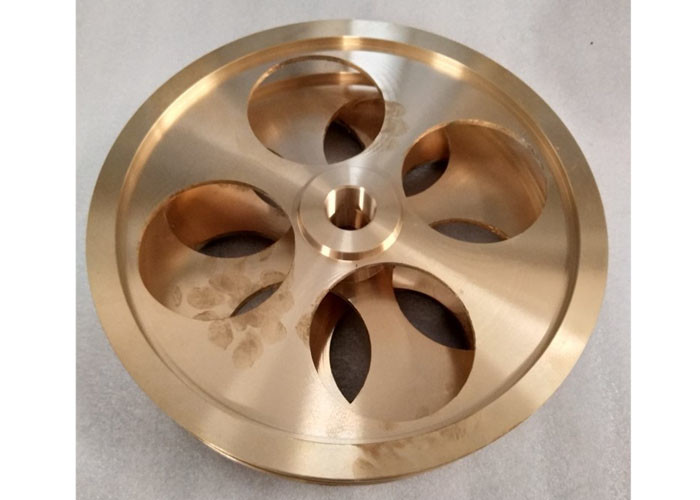 Anti Rust Industrial Machine Parts Cooling Cycle Annealing Conductive Copper Wheel