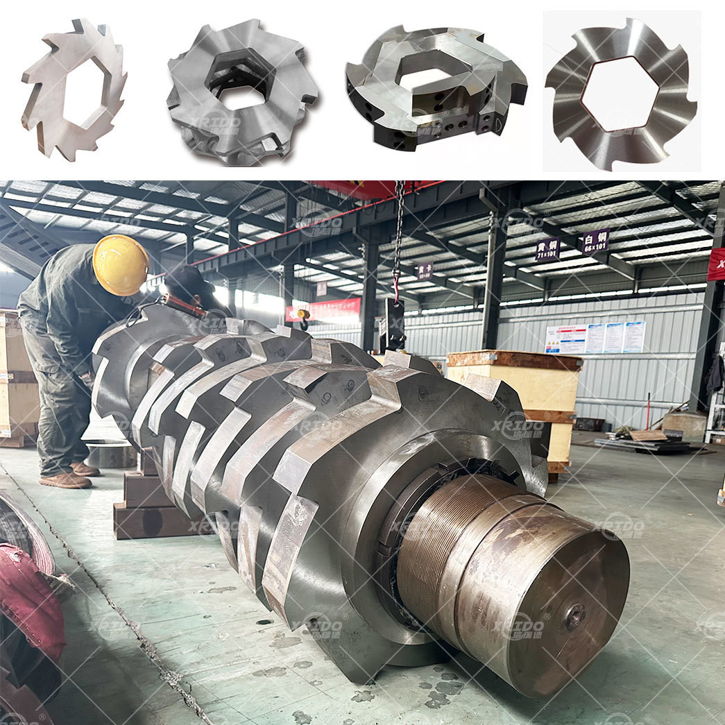Metal Aluminum Scrap Car Waste Plastic Shredder Machine for Sale