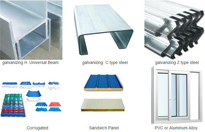 Metal building construction projects fabricated steel structure
