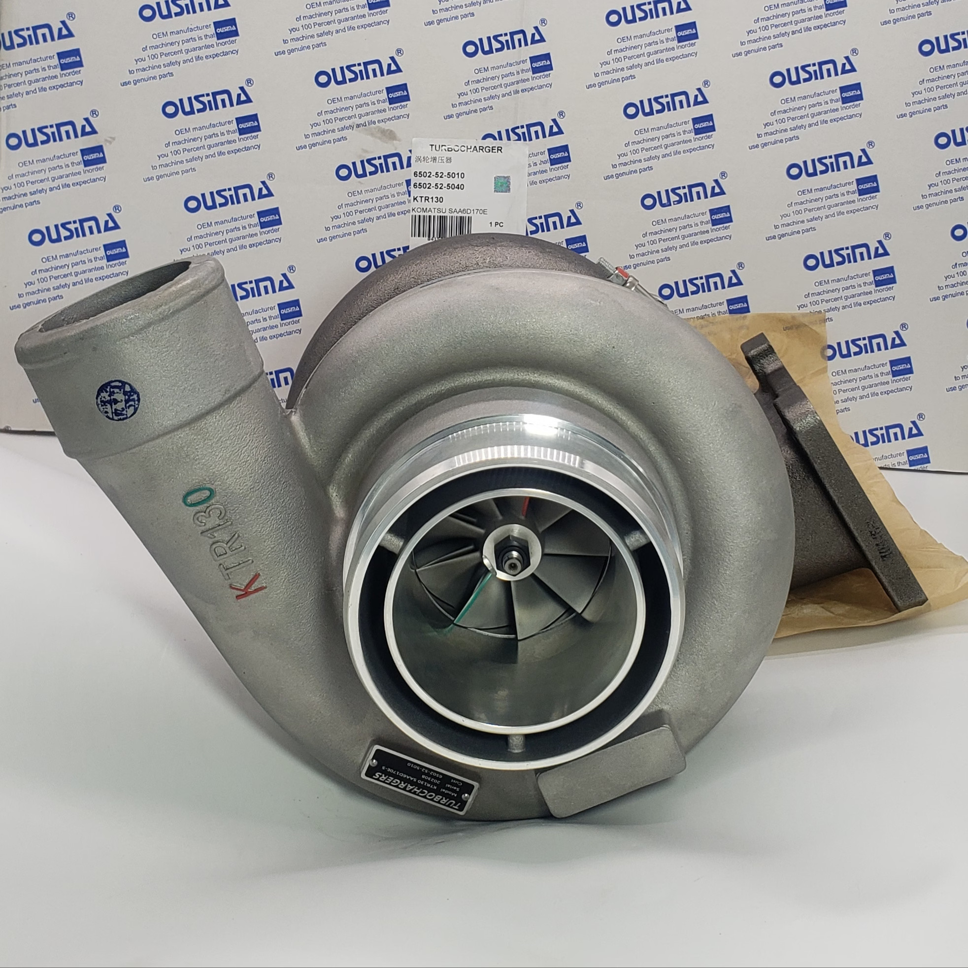 6502-52-5010 6502-52-5040 KTR130 Excavator Turbocharger For Engine SAA6D170E