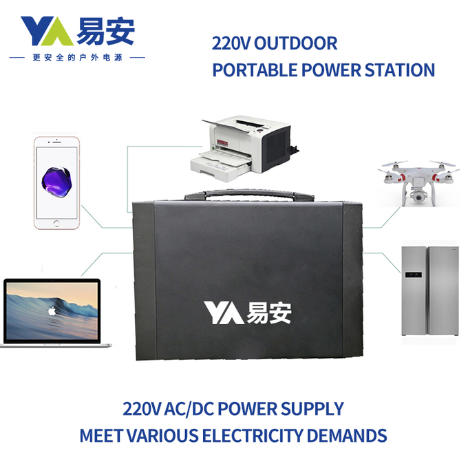 1000Wh Multifunctional Portable Power Station, 500W Solar Power generator for CPAP Home Emergency Backup,camping, travel 4