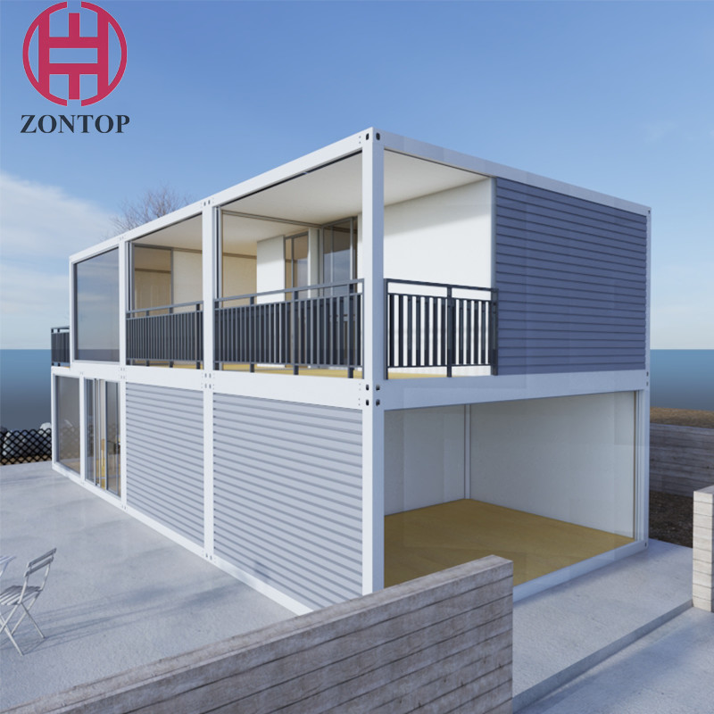 China Philippines portable prefab houses movable customized mini modular 2 3 4 Bedroom flat pack prefab container house