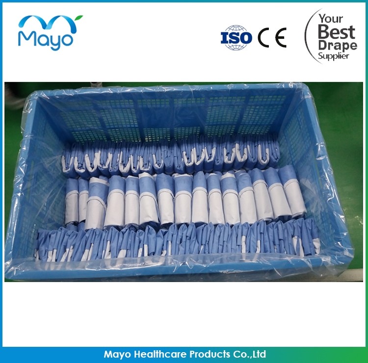 Medical Non Woven Surgical Gown SMS Disposable Surgical Gown