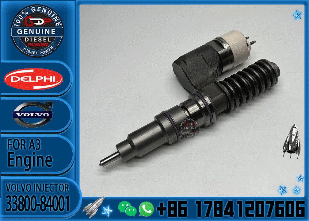 Common Rail Diesel Fuel Injector 33800-84001 3155040 33800-84100 BEBE4B01001 1677154 BEBE4B01003 8112660 BEBE4B01004