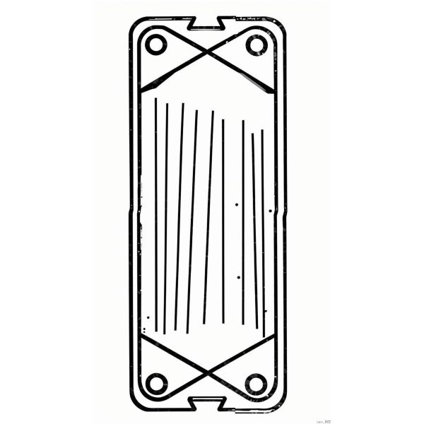 M15M High-quality Stainless Steel Gasket Plate Heat Exchanger, a Heat Exchange Equipment in the Field of Milk Processing.