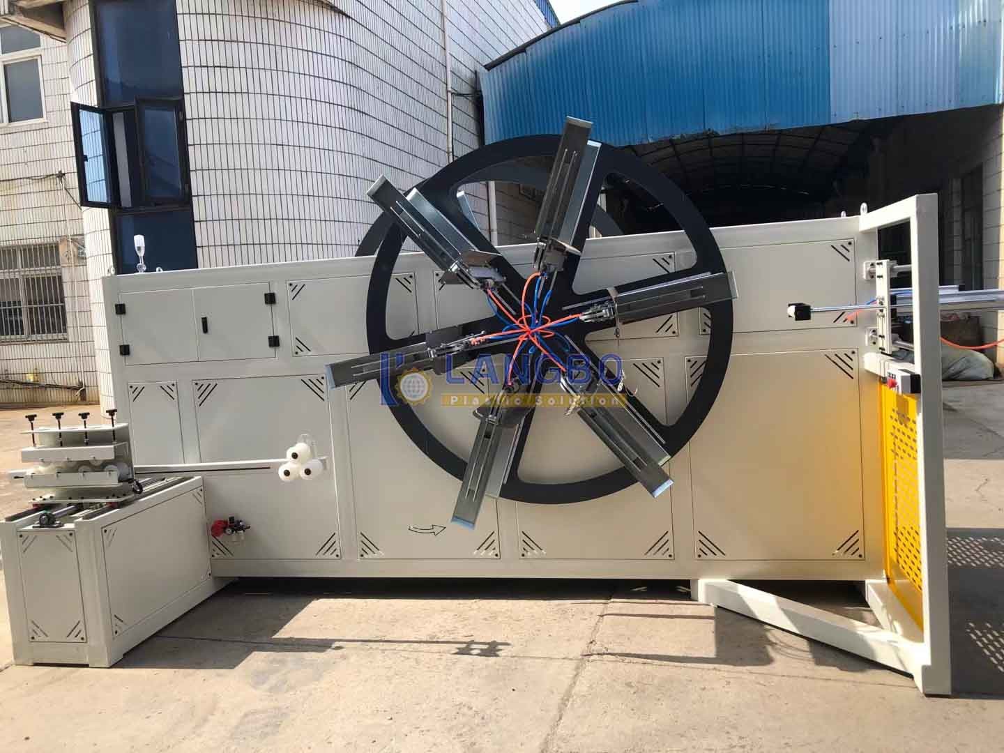 16-110mm Plastic HDPE PE Pipe Corrugated Pipe Winder Coiler Winding Machine