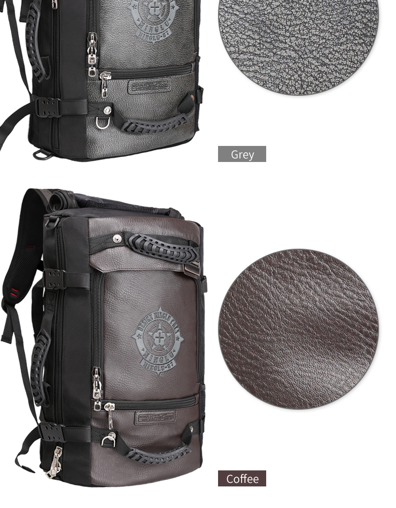 56-77L Large Capacity Hiking Backpack Anti Theft Water Resistant Laptop Bag