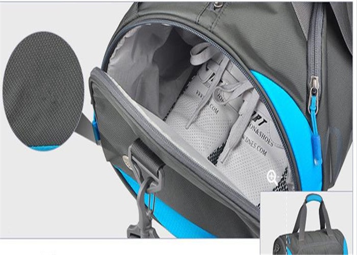 Waterproof Fabric Personalised Gym Duffle Bag With Shoe Compartment