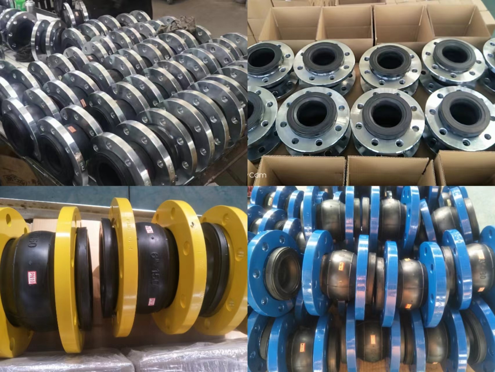 Cast Ductile Iron Carbon Steel Coupling Bellows Rubber Compensator EPDM NBR Flexible Expansion Joints pn16 2 dn50
