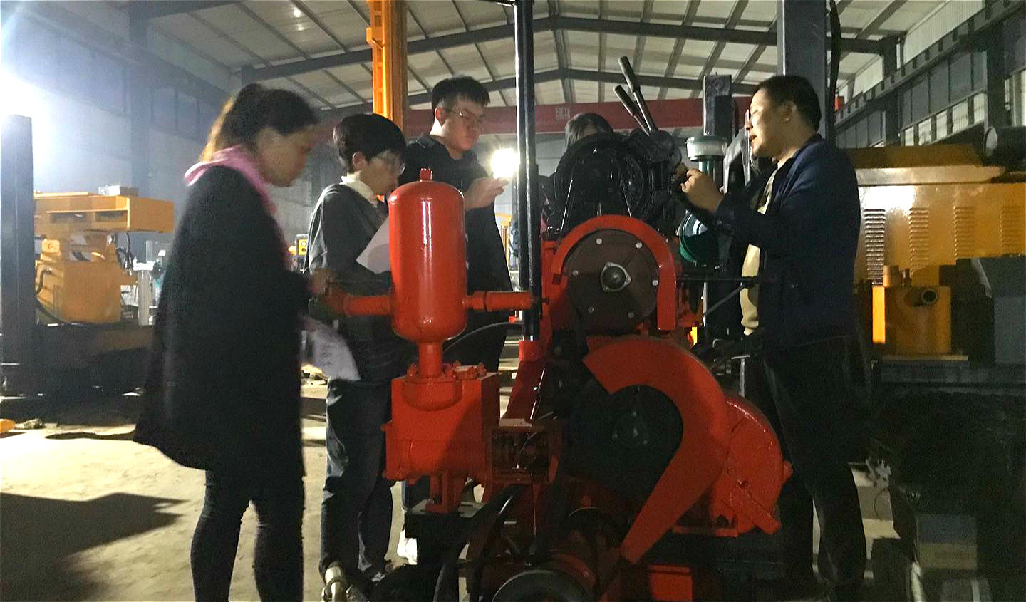 Diesel 60m 750kg Well Drilling Equipment