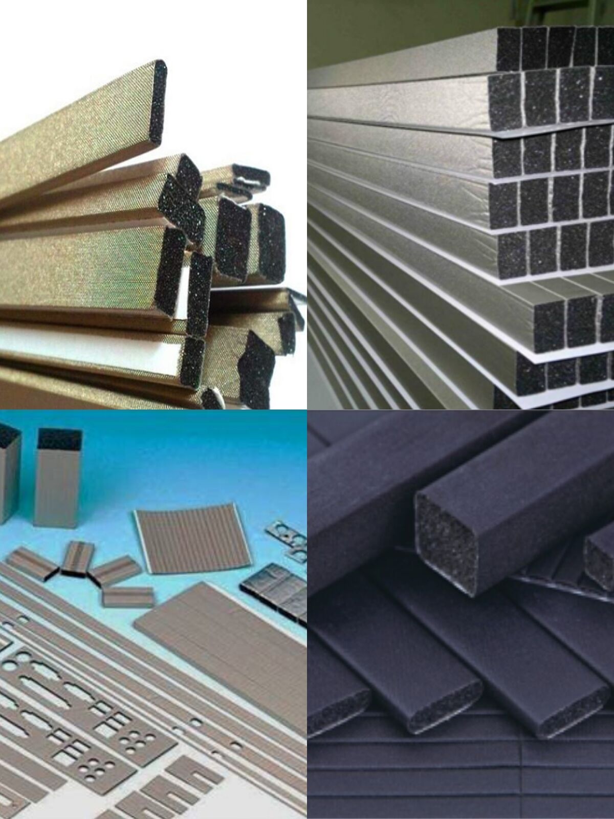 Emi Shielding Conductive Fabric Over Foam Gasket Different Models For RF Door