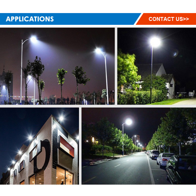 ip65 Pole Mounted Street Lights OEM ODM Outdoor Led Pole Lighting