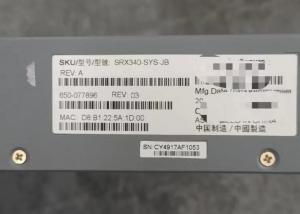 China Stackable Juniper SRX340 Router SRX340-SYS-JB Juniper Products on sale