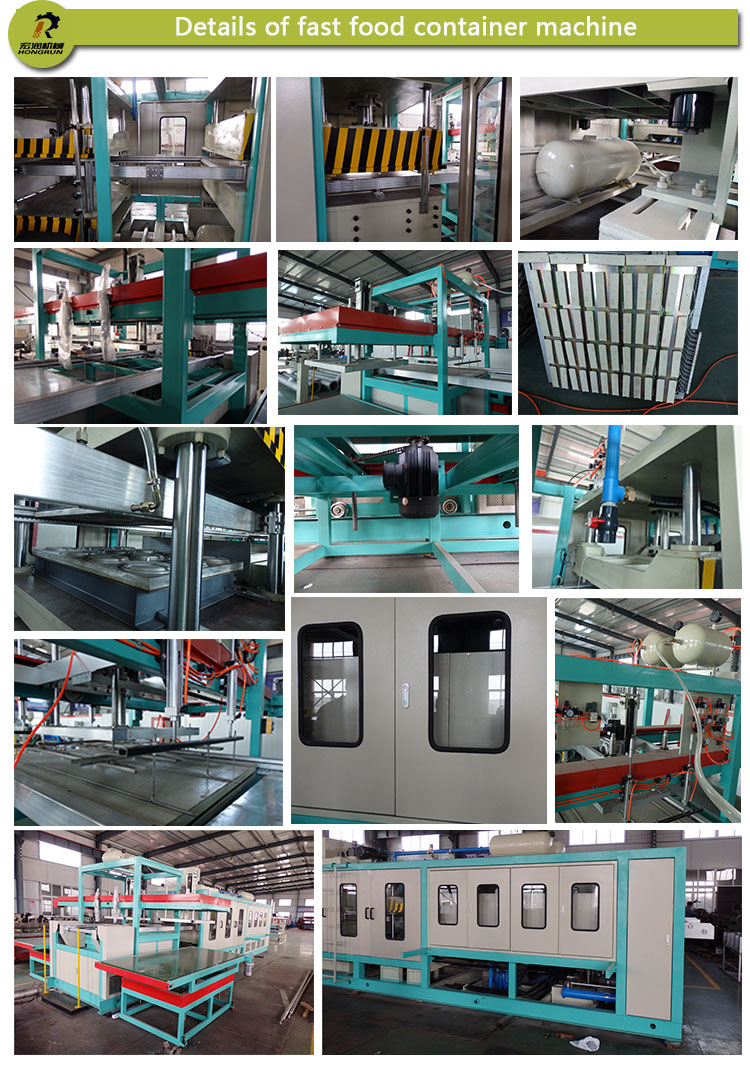 PS Foam Bowl Thermoforming Machine Food Box Production Line HR-1000/1100