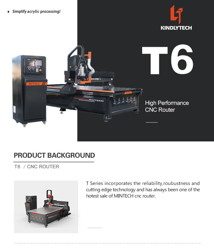 9000W Woodworking Engraving Machine , 1270x2540mm 3 Axis Wood Router