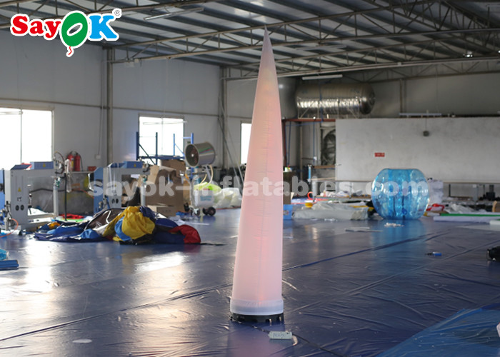 2.5m Inflatable Tusk Lighting Decoration With 16 Color Changing Lights
