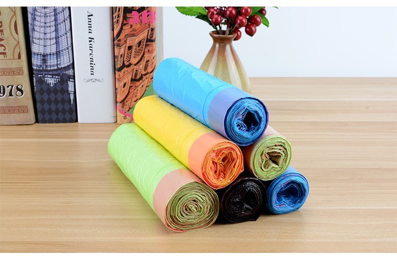 100% Compostable Small Drawstring Garbage Bags Colored Scented For Cars