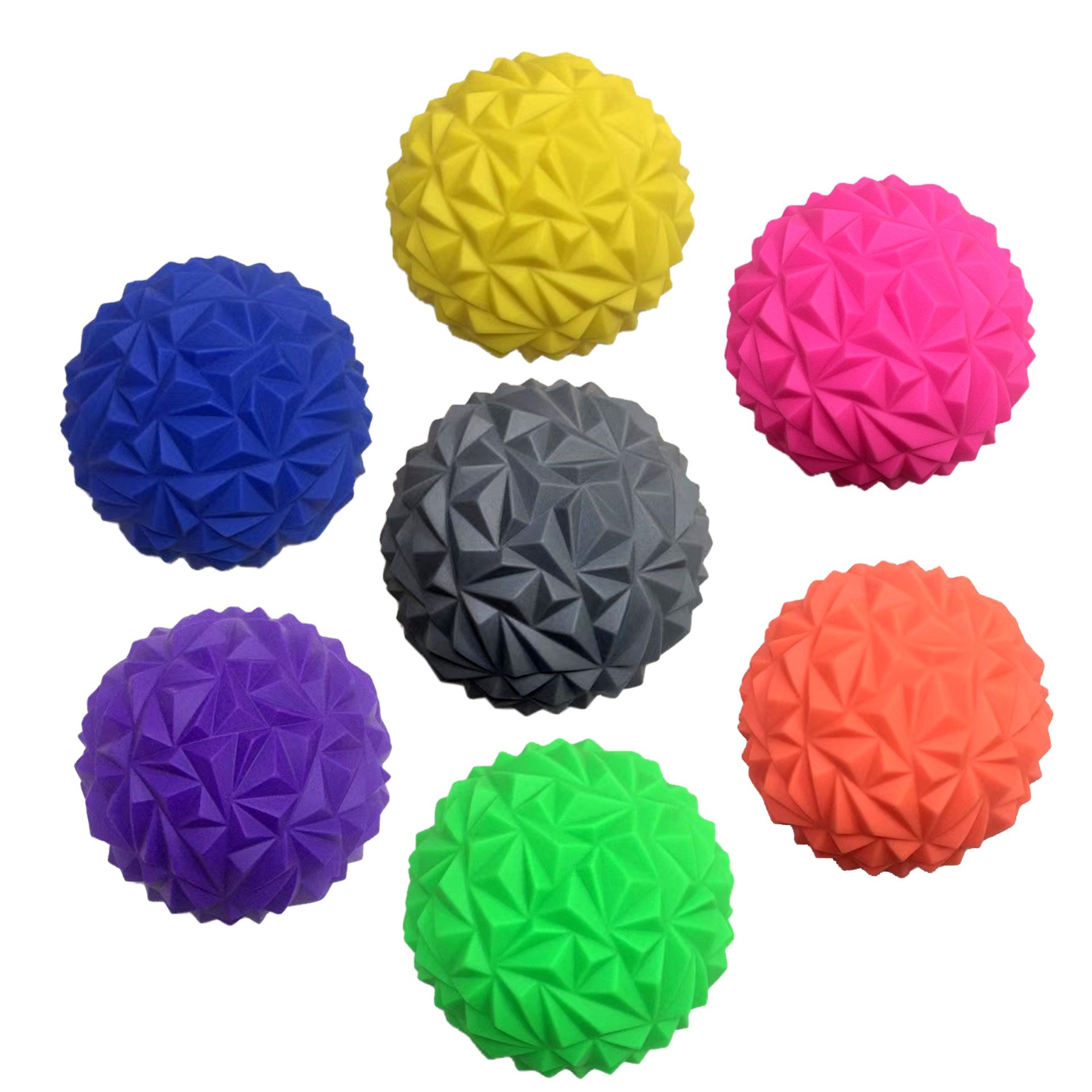 Spiky Massage Ball set Spiky balls Peanut Hedgehog Ball Fascial Ball Handheld Roller Steel Ball Massager