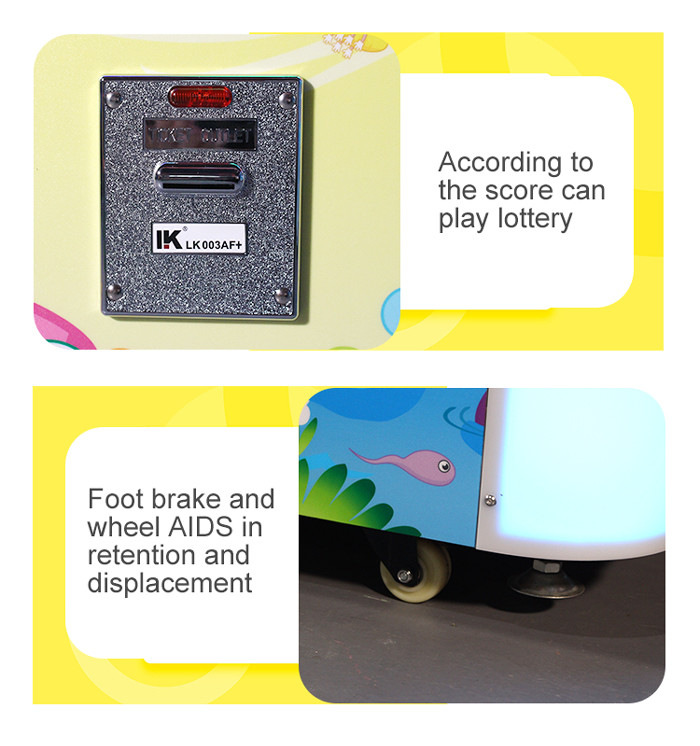 Kids Redemption Ticket Hit Frog Coin Operated Arcade Machines 2 Players