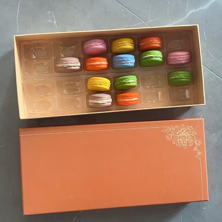 6 Pack 12 Pack 24 Pack Plastic Macaron Packaging For Any Gathering