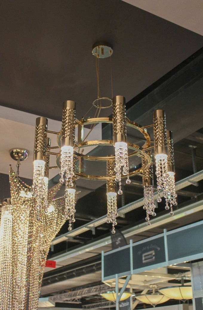 AC85 - 265V 10000lm Modern Crystal Chandelier Energy Saving Indoor Lighting