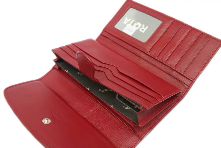 Stingray Skin Unisex Men Long Trifold Wallet Large Male Card Holders Genuine Leather Deep Blue Female Large Clutch Purse