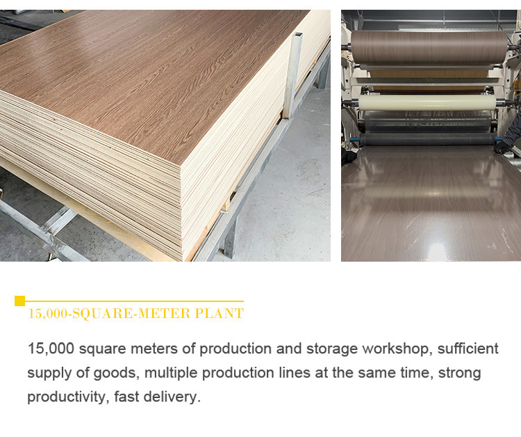 Waterproof And Moisture-Proof Bamboo Charcoal Fiber Board With Wood Grain