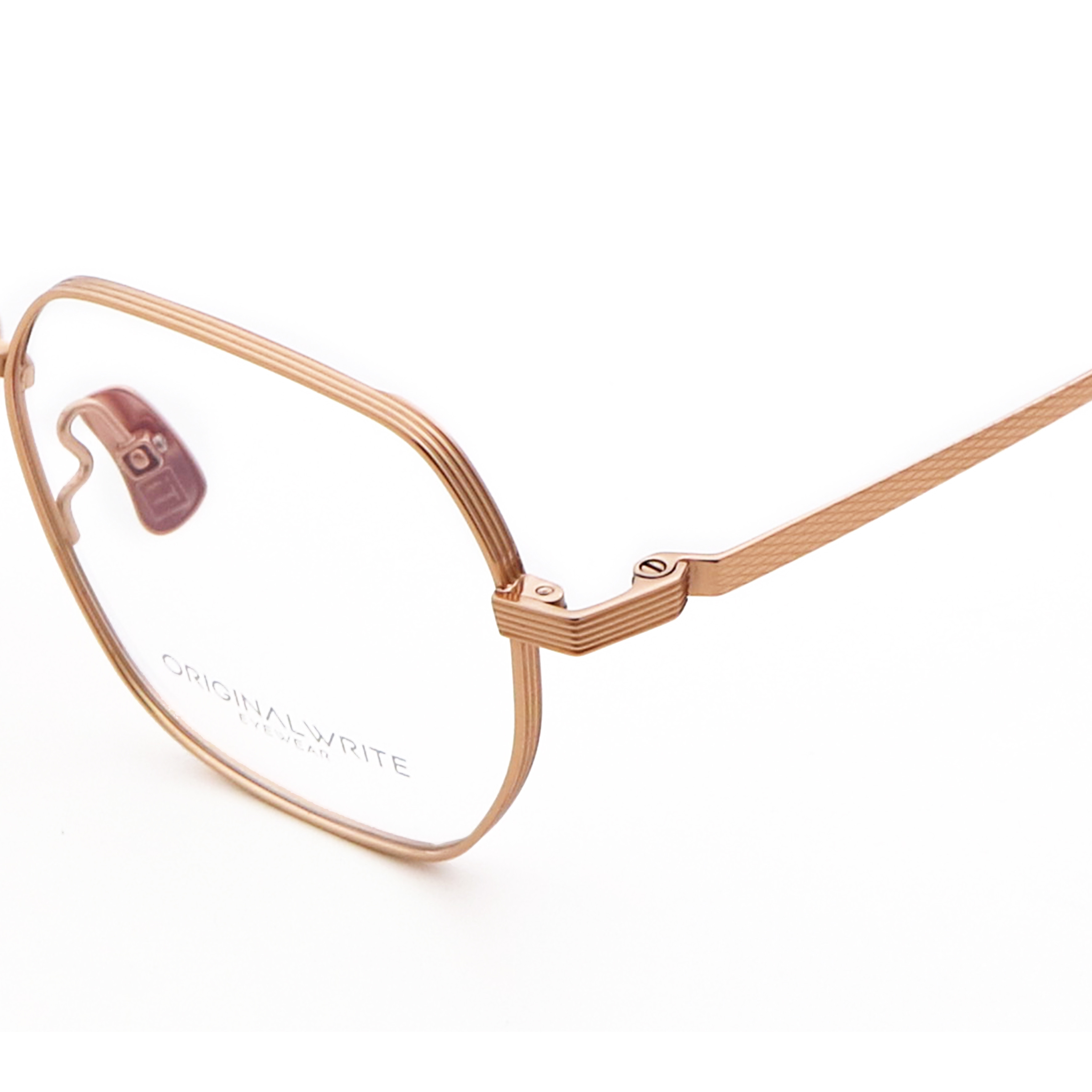 Fashion Designer IP Plating Pure Titanium Optical Frames 88203
