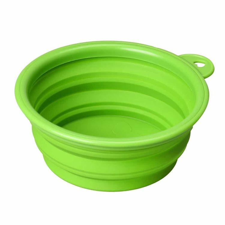 Slow Feed Collapsible Dog Water Bowl , Interactive Durable Travel Dog Bowl Collapsible