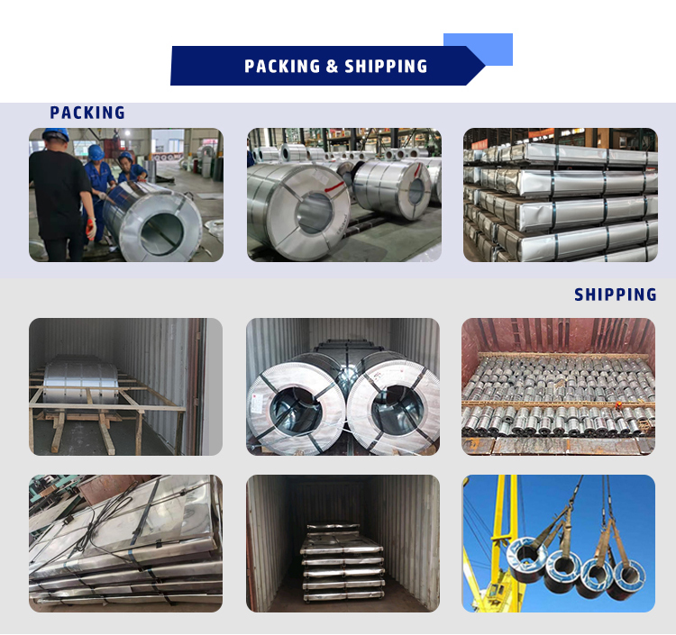 Hot Dip Galvanized Steel Sheet Smooth Surface Processing Service DX51D Z275 AZ150 Galvalume Steel Coil