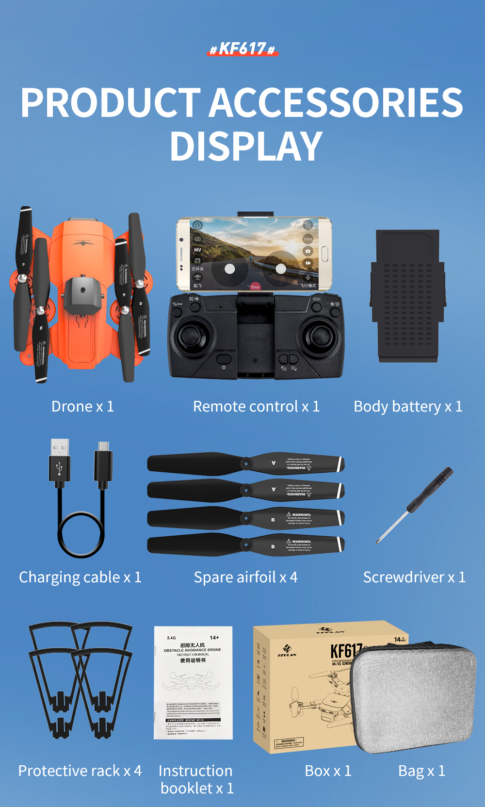 4K Dual Camera Mini Rc Drone WIFI FPV 2.4ghz Foldable Outdoor Rc Helicopter