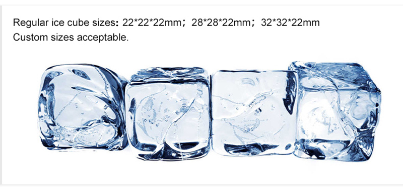 Food Shop 50kg Per Day LZ-120 Commercial Ice Maker Machine Home Ice Maker Cube Ice Maker