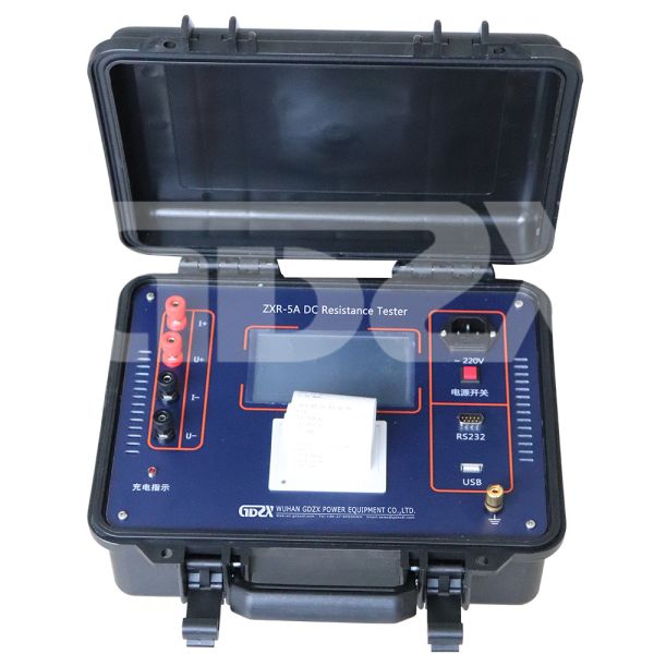ZXR-5A Portable Yellow AC1.5kV 50Hz DC 5A Transformer Winding Resistance Tester Fast Test