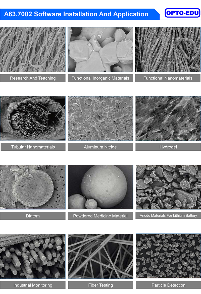 OPTO-EDU A63.7002 Tungsten Filament Scanning Electron Microscope SE BSE 200000x 6nm@18KV(SE)