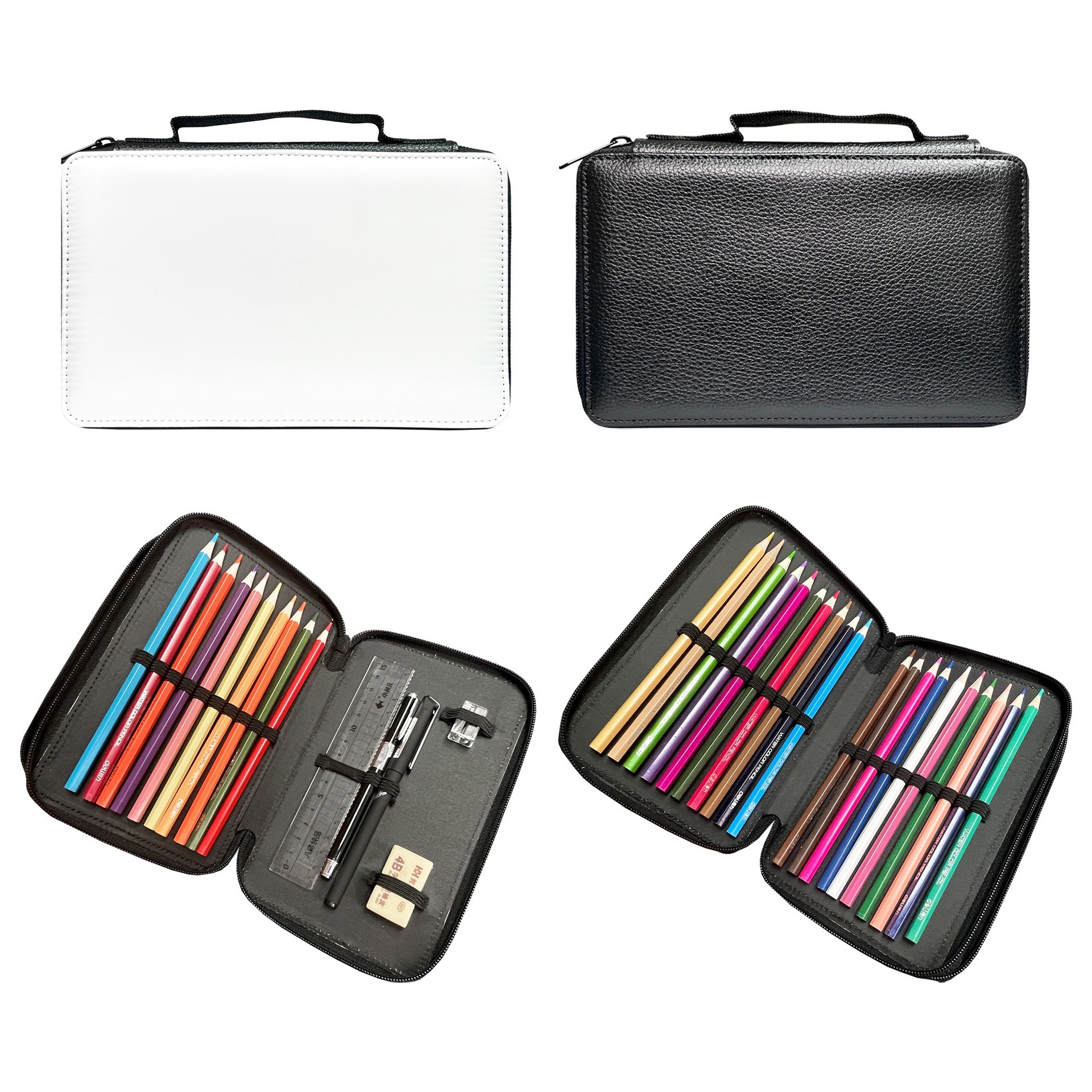 Big Capacity Sublimation Bag Blanks Sublimation Pencil Pouch Tear Resistant