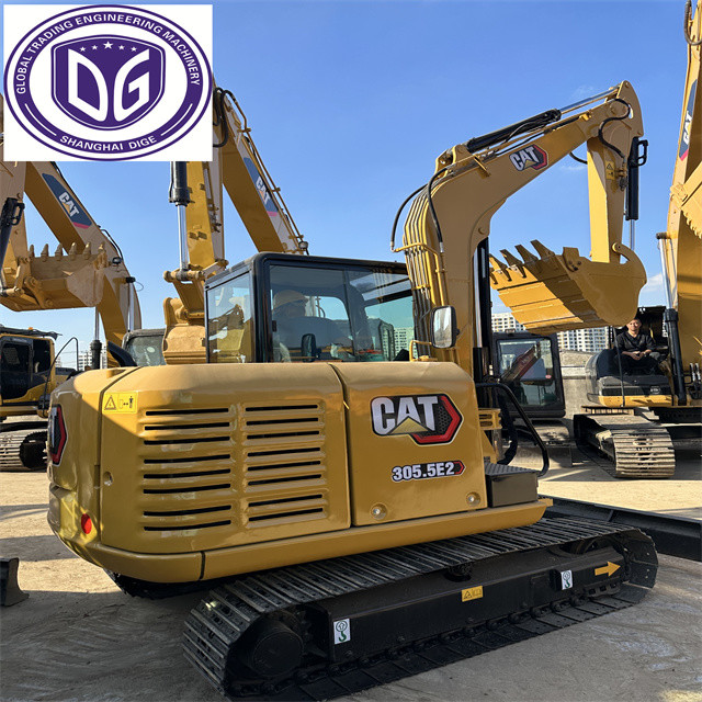 CAT 305.5E2 Used Caterpillar Excavator 5.5 Ton Hydraulic Crawler Excavators