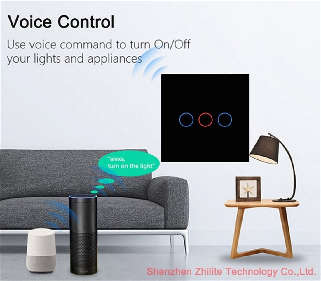 Wireless Touch Switch 3Gang