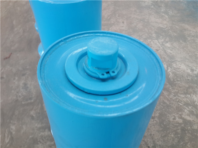 Grain Transportation 76mm Conveyor Steel Roller With 6204 Bearing