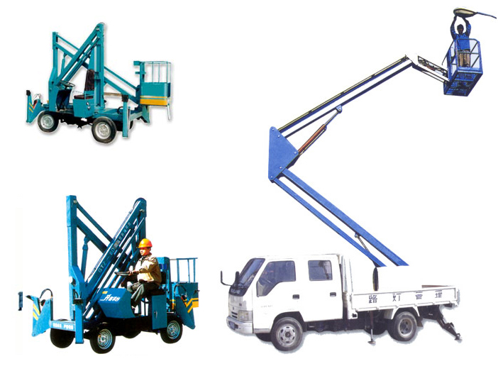 360 Rotation Self Propelled Trailer Mounted Boom Lift with Hydraulic Crank Arm