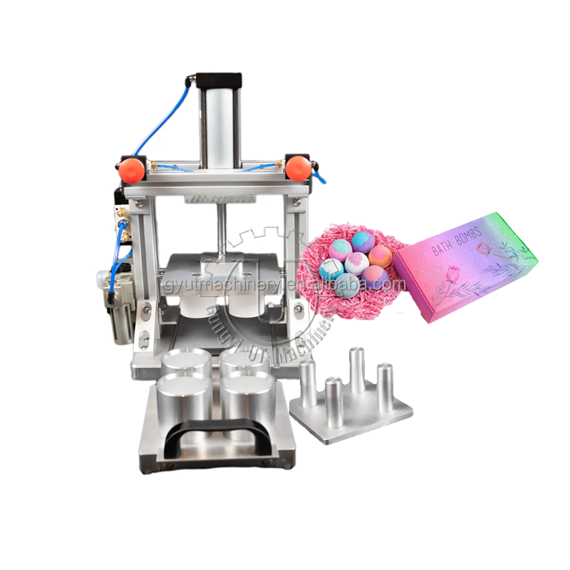 Mini Pneumatic 2 Press Fizzy Bath Bomb Machine Handmade Easy to Operate about 20kg